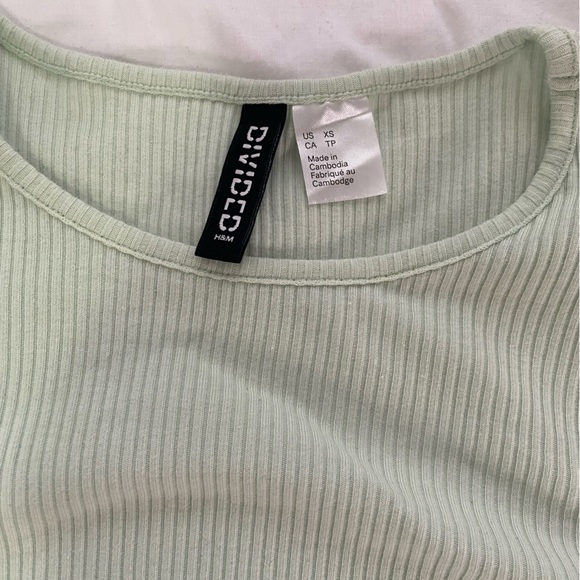 H&M Mint Green Drawstring Waist Longsleeve - Picture 3 of 5